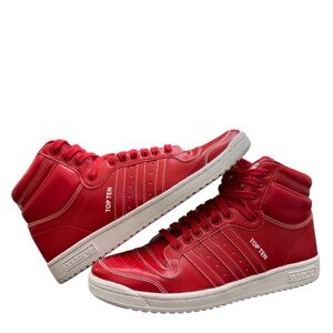 ADIDAS - TOP TEN HI “SCARLET RED” SNEAKER